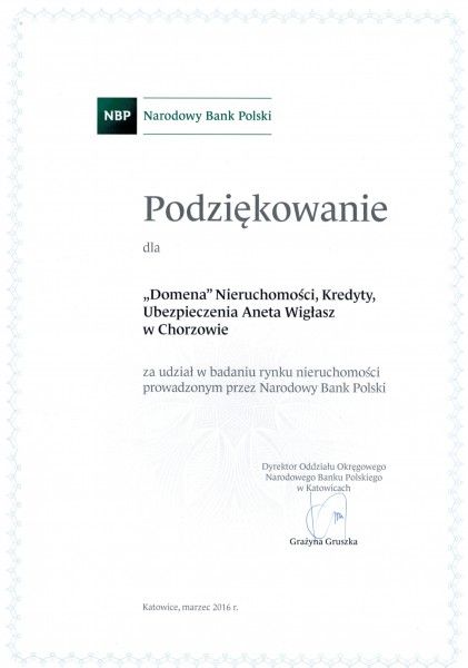 podziękowanie